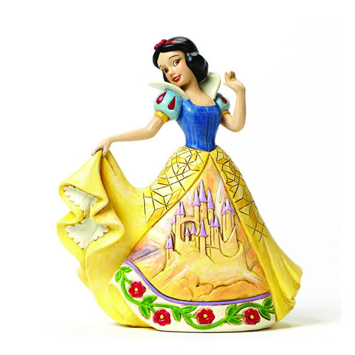 Disney Traditions Snow White with Castle Dress Statue